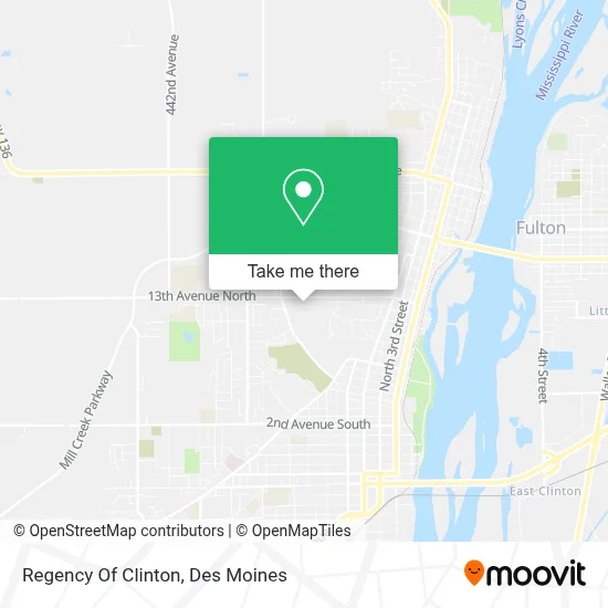Regency Of Clinton map