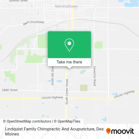Lindquist Family Chiropractic And Acupuncture map