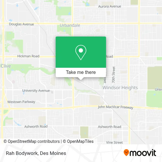 Rah Bodywork map