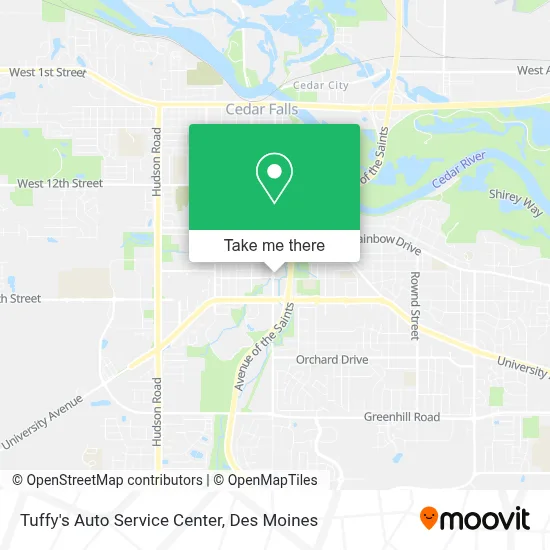 Tuffy's Auto Service Center map