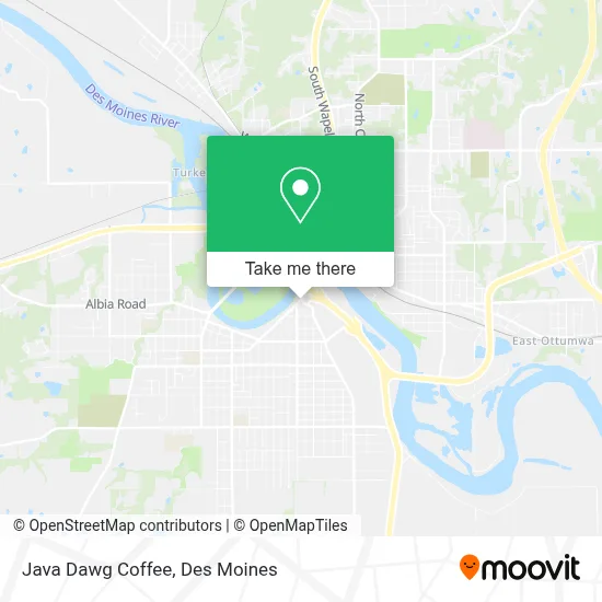 Java Dawg Coffee map