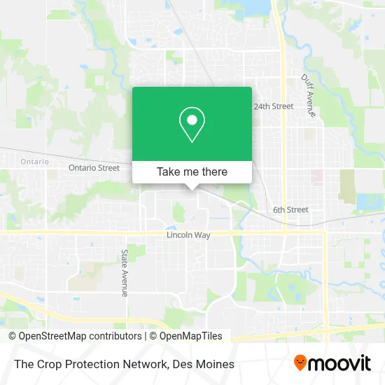 The Crop Protection Network map