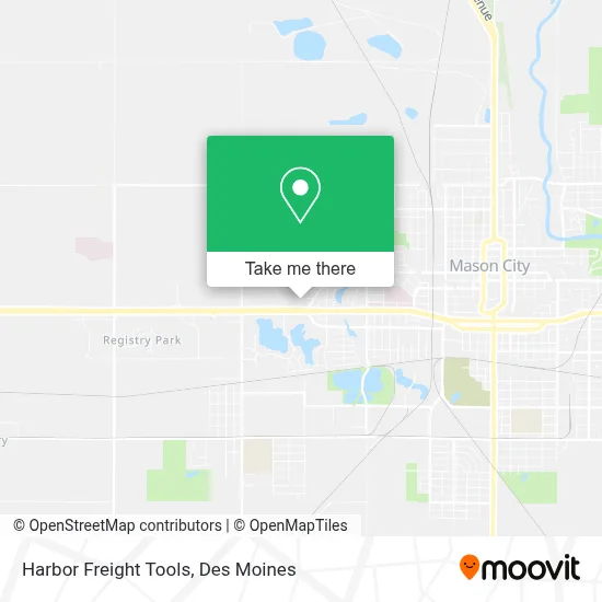 Harbor Freight Tools map