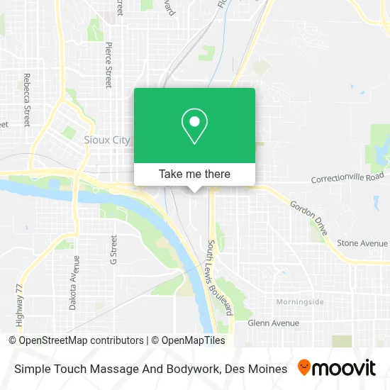 Simple Touch Massage And Bodywork map