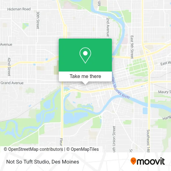 Not So Tuft Studio map