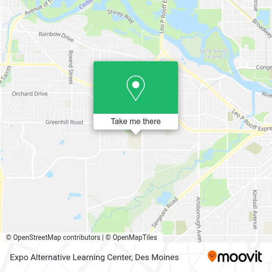 Expo Alternative Learning Center map
