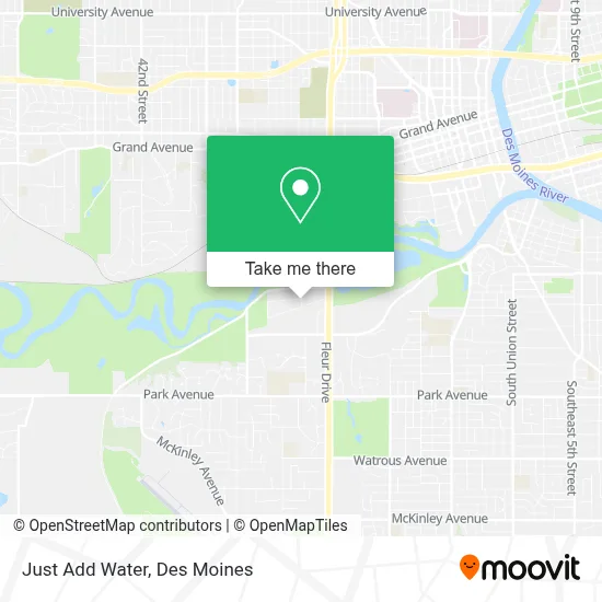 Just Add Water map