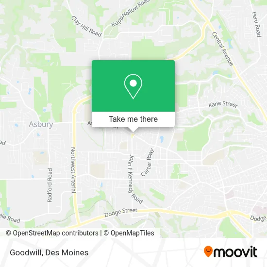 Goodwill map
