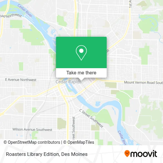 Roasters Library Edition map