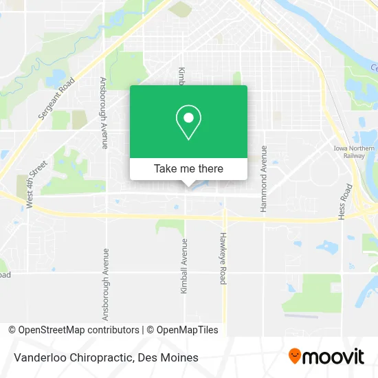 Vanderloo Chiropractic map