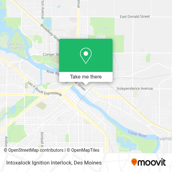 Intoxalock Ignition Interlock map