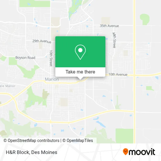 H&R Block map