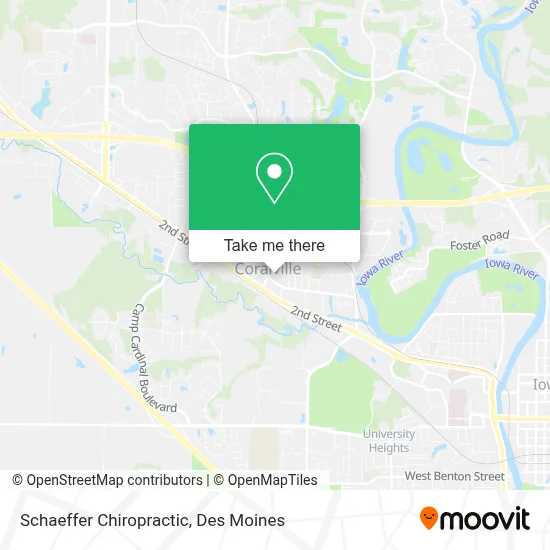 Schaeffer Chiropractic map