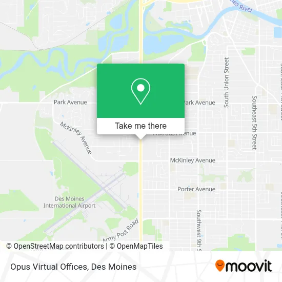 Opus Virtual Offices map