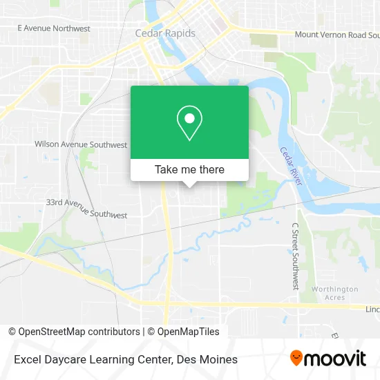 Excel Daycare Learning Center map