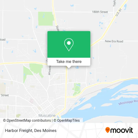 Harbor Freight map