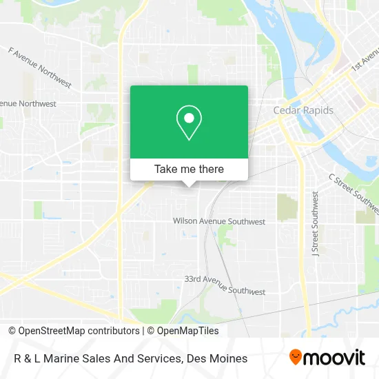 R & L Marine Sales And Services map