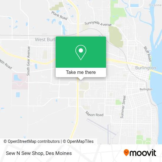Sew N Sew Shop map