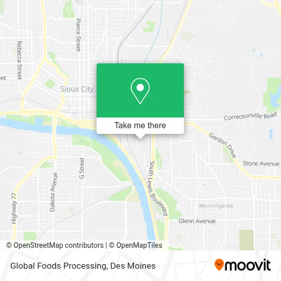 Global Foods Processing map