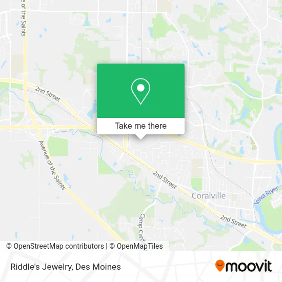 Riddle's Jewelry map