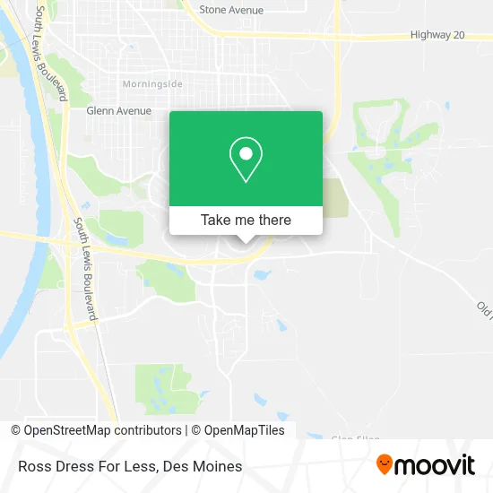Ross Dress For Less map