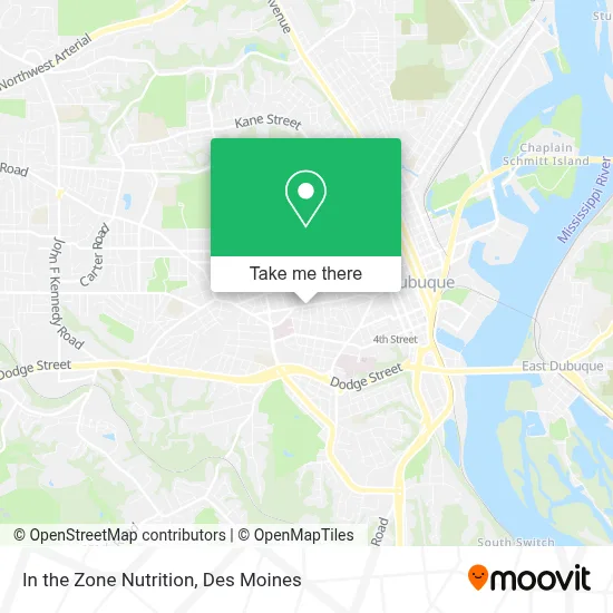 In the Zone Nutrition map