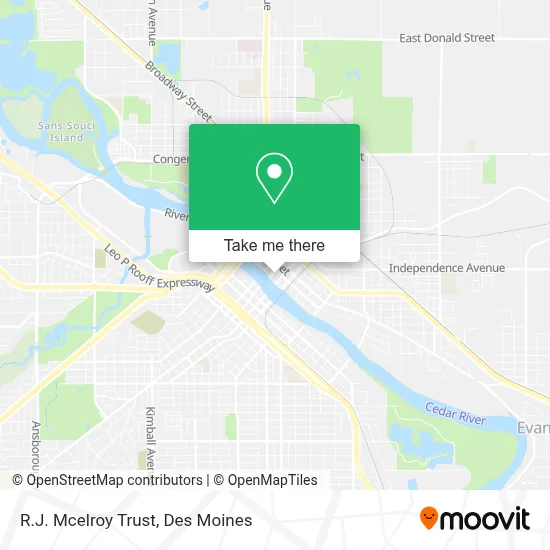 R.J. Mcelroy Trust map