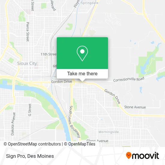 Sign Pro map