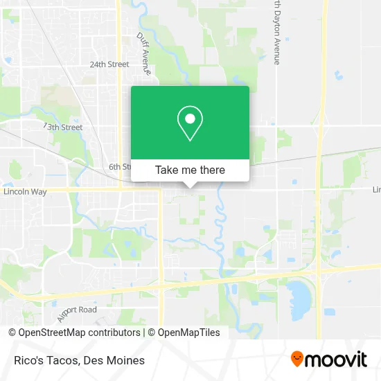 Rico's Tacos map