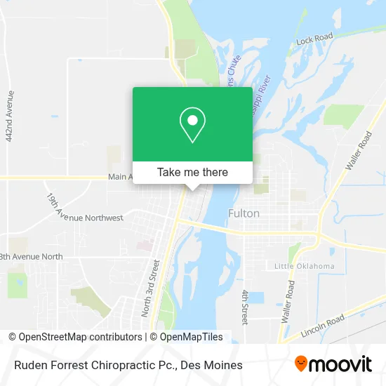 Ruden Forrest Chiropractic Pc. map