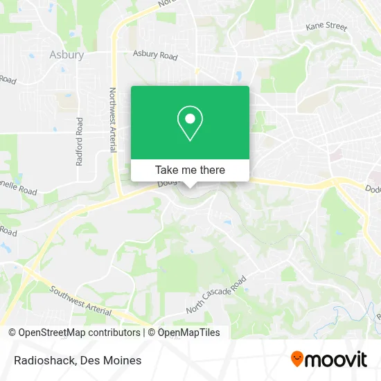 Radioshack map