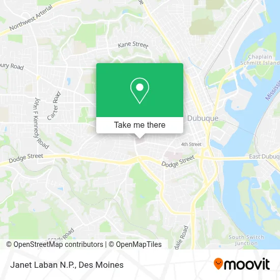Janet Laban N.P. map