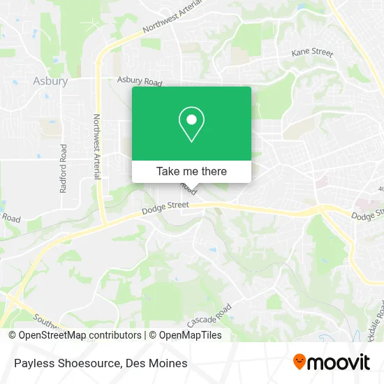 Payless Shoesource map