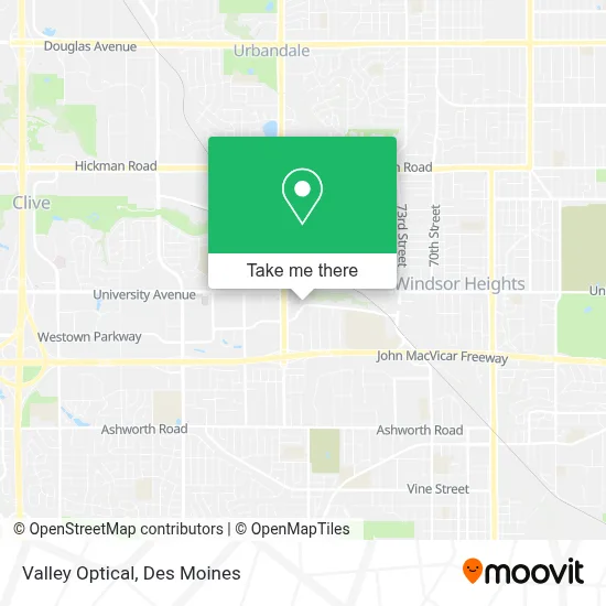 Valley Optical map