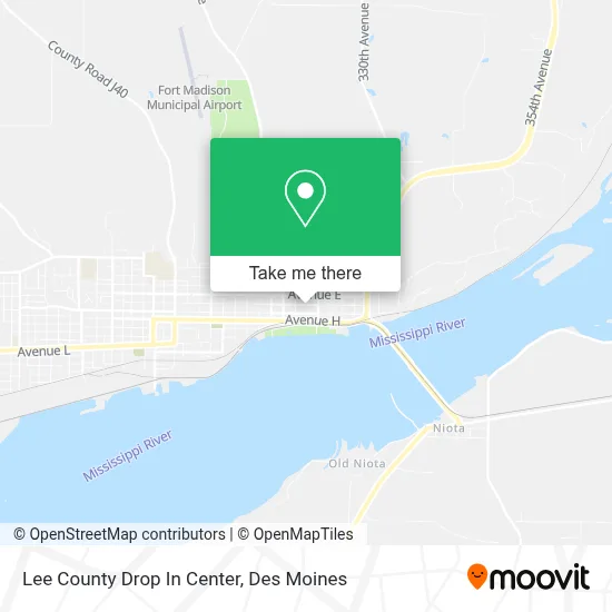 Lee County Drop In Center map