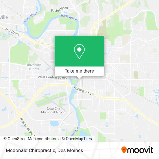 Mcdonald Chiropractic map