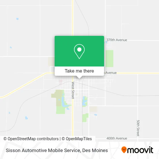 Sisson Automotive Mobile Service map