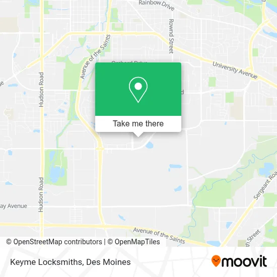 Keyme Locksmiths map