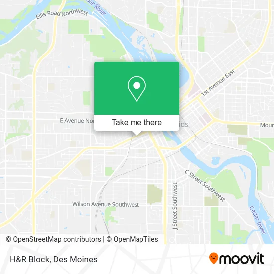H&R Block map