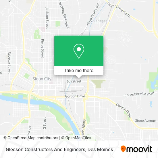 Gleeson Constructors And Engineers map