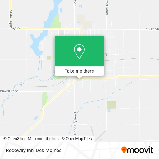 Rodeway Inn map