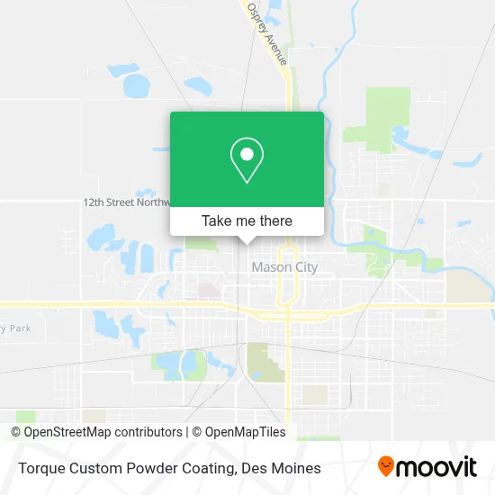 Torque Custom Powder Coating map