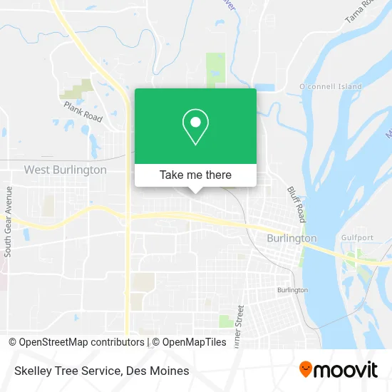Skelley Tree Service map