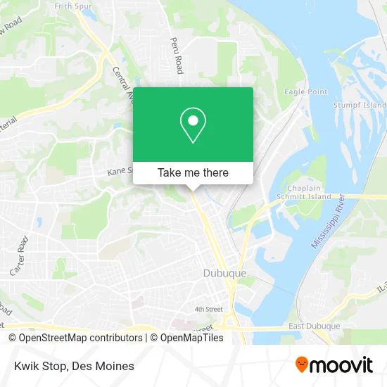 Kwik Stop map