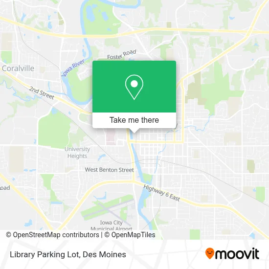 Library Parking Lot map