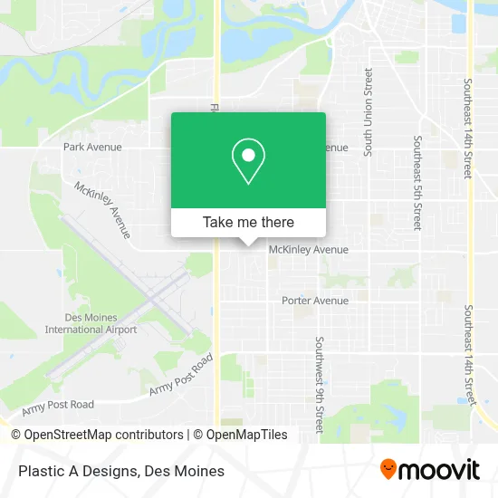 Plastic A Designs map