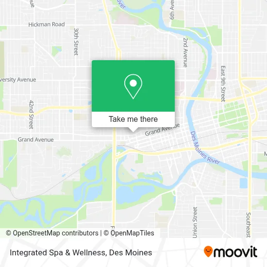 Integrated Spa & Wellness map