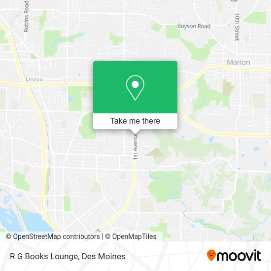 R G Books Lounge map