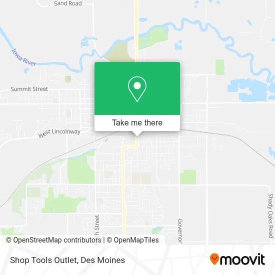 Shop Tools Outlet map