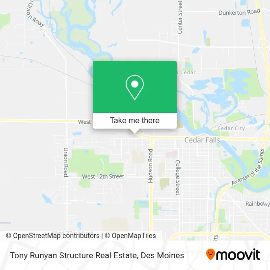 Tony Runyan Structure Real Estate map